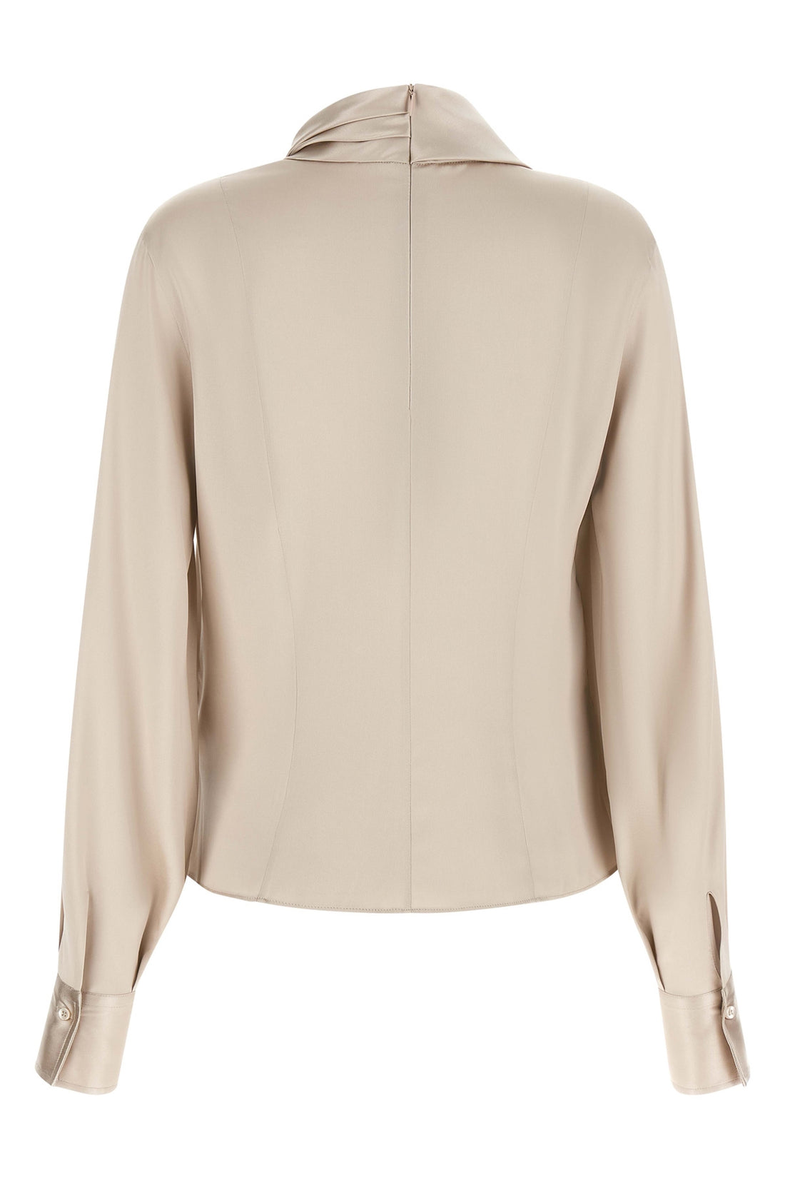BRUNELLO CUCINELLI L the brunello cucinelli blouse in fine stretch silk redefines everyday elegance t