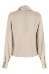 the brunello cucinelli blouse in fine stretch silk redefines everyday elegance t
