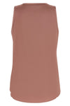 stretch silk satin top