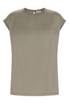 the brunello cucinelli blouse in fine silk satin embodies a whispered elegance t
