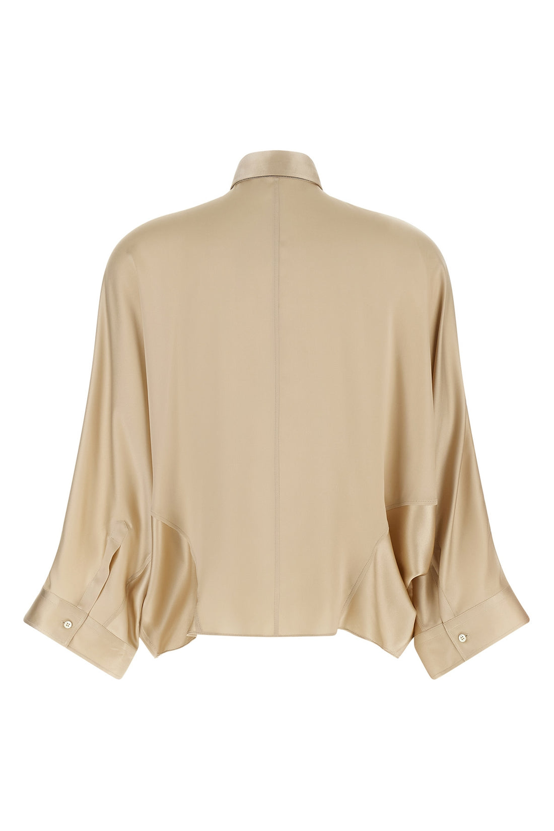 BRUNELLO CUCINELLI L the brunello cucinelli shirt redefines sartorial volumes through a fluid and ove