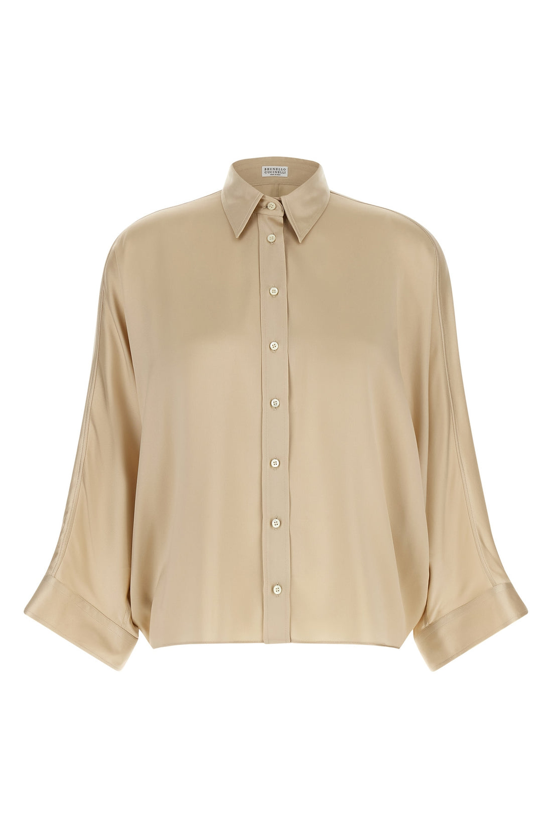BRUNELLO CUCINELLI L the brunello cucinelli shirt redefines sartorial volumes through a fluid and ove