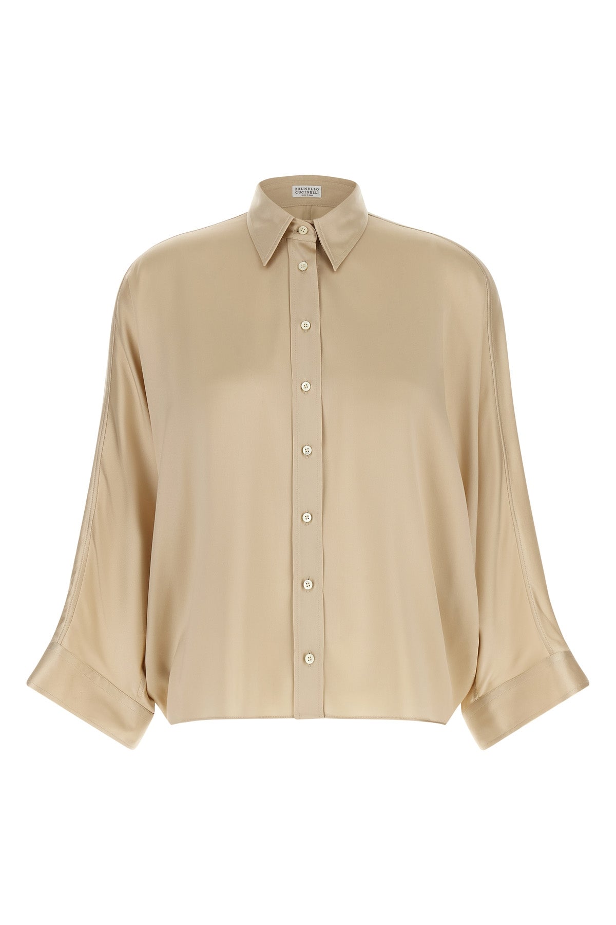 the brunello cucinelli shirt redefines sartorial volumes through a fluid and ove