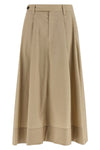 flared skirt in light cotton
