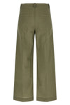 cotton blend trousers