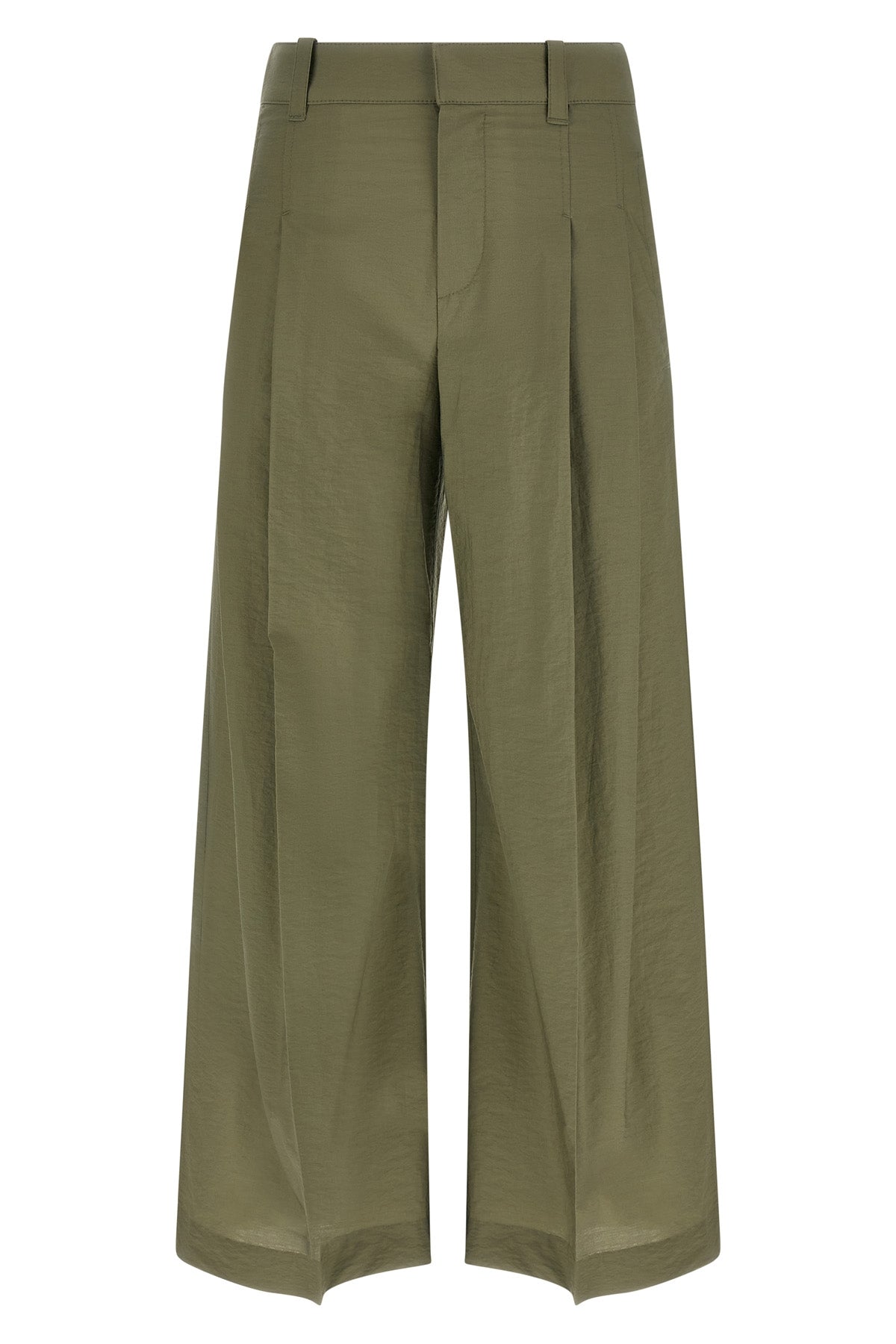 cotton blend trousers