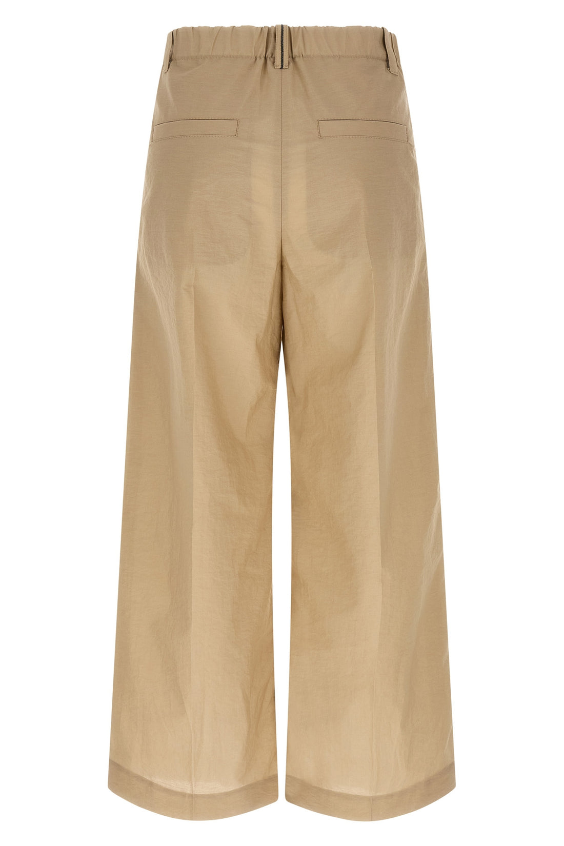BRUNELLO CUCINELLI 38 techno cotton poplin trousers