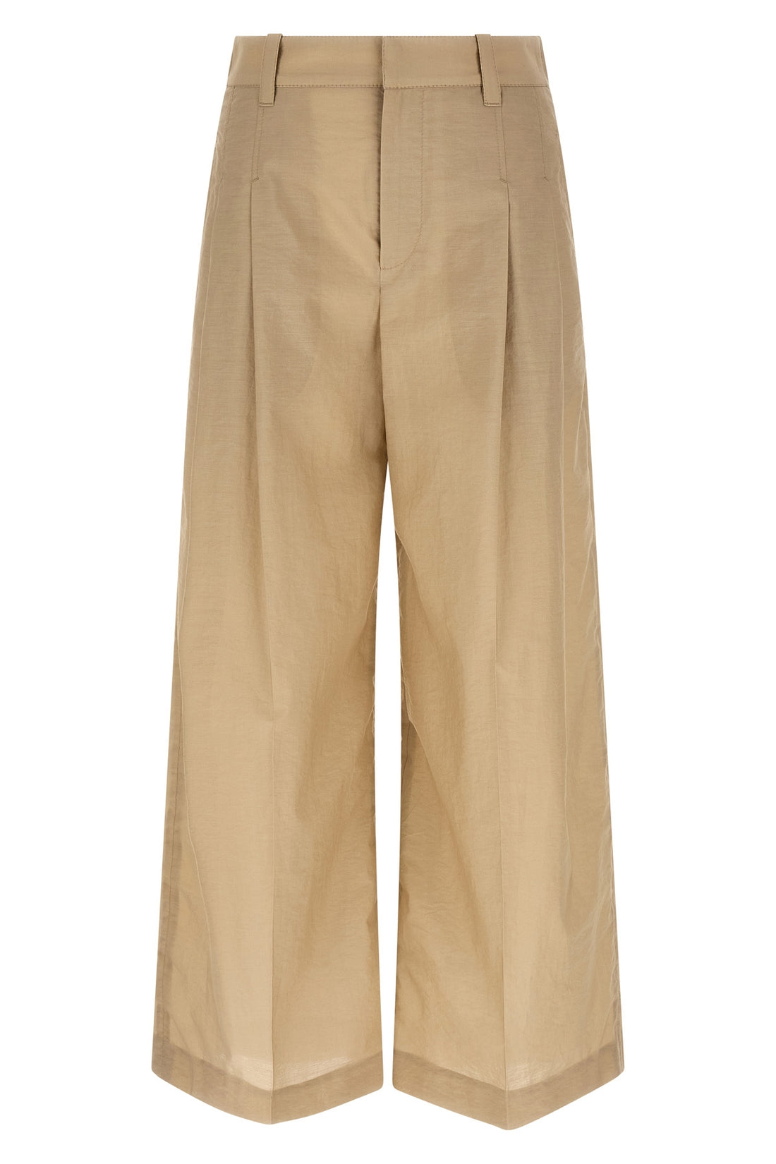 BRUNELLO CUCINELLI 38 techno cotton poplin trousers