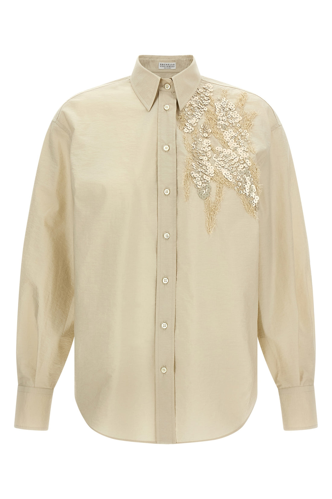 BRUNELLO CUCINELLI L mens cotton blend shirt
