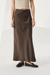 long skirt in viscose blend