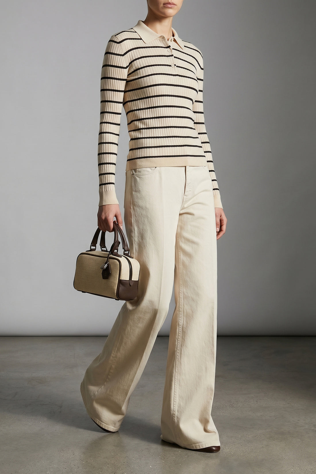 BRUNELLO CUCINELLI 42 the contemporary loose jeans in garment-dyed cotton denim
