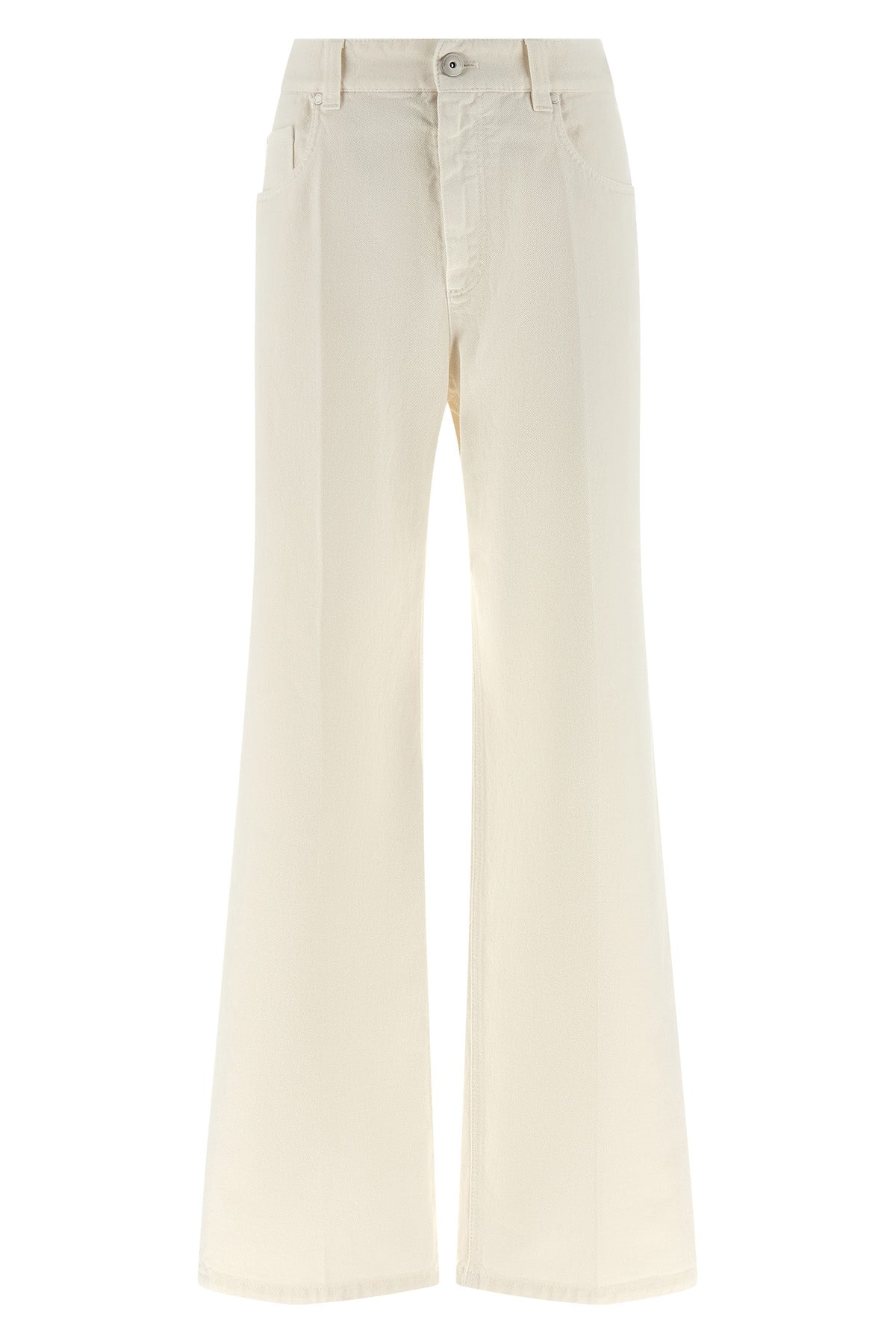 the contemporary loose jeans in garment-dyed cotton denim