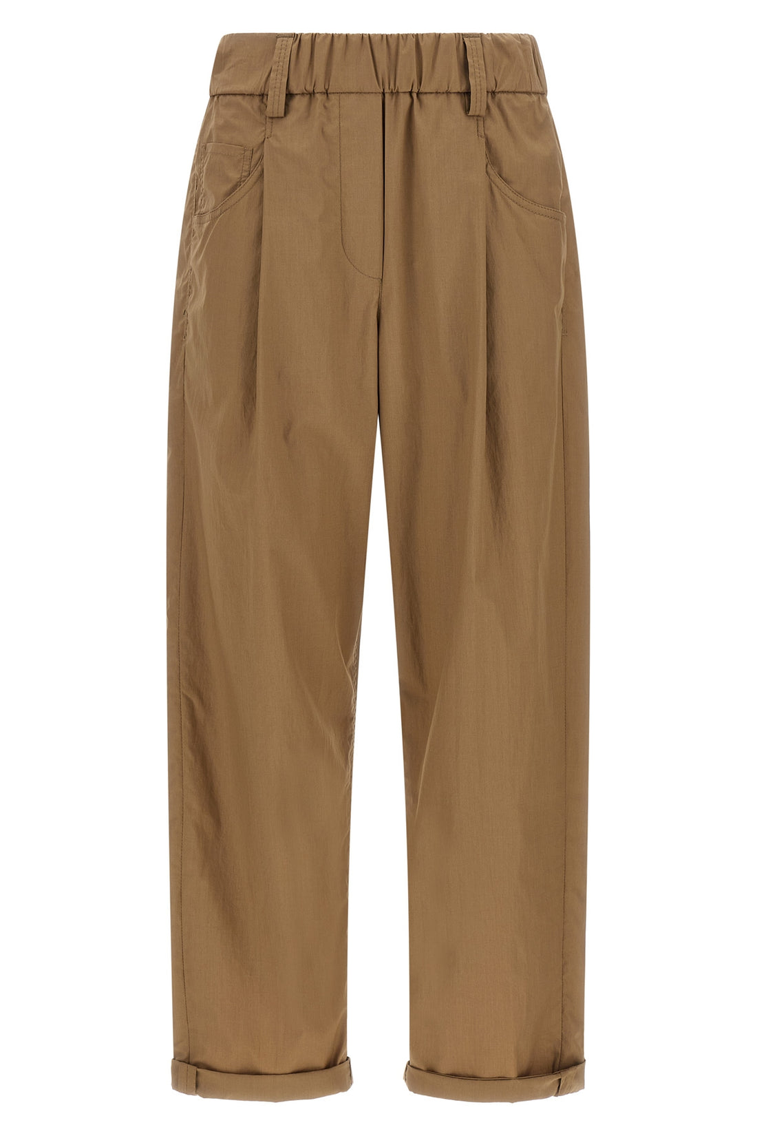 BRUNELLO CUCINELLI 40 track pants in light cotton poplin