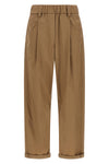 track pants in light cotton poplin