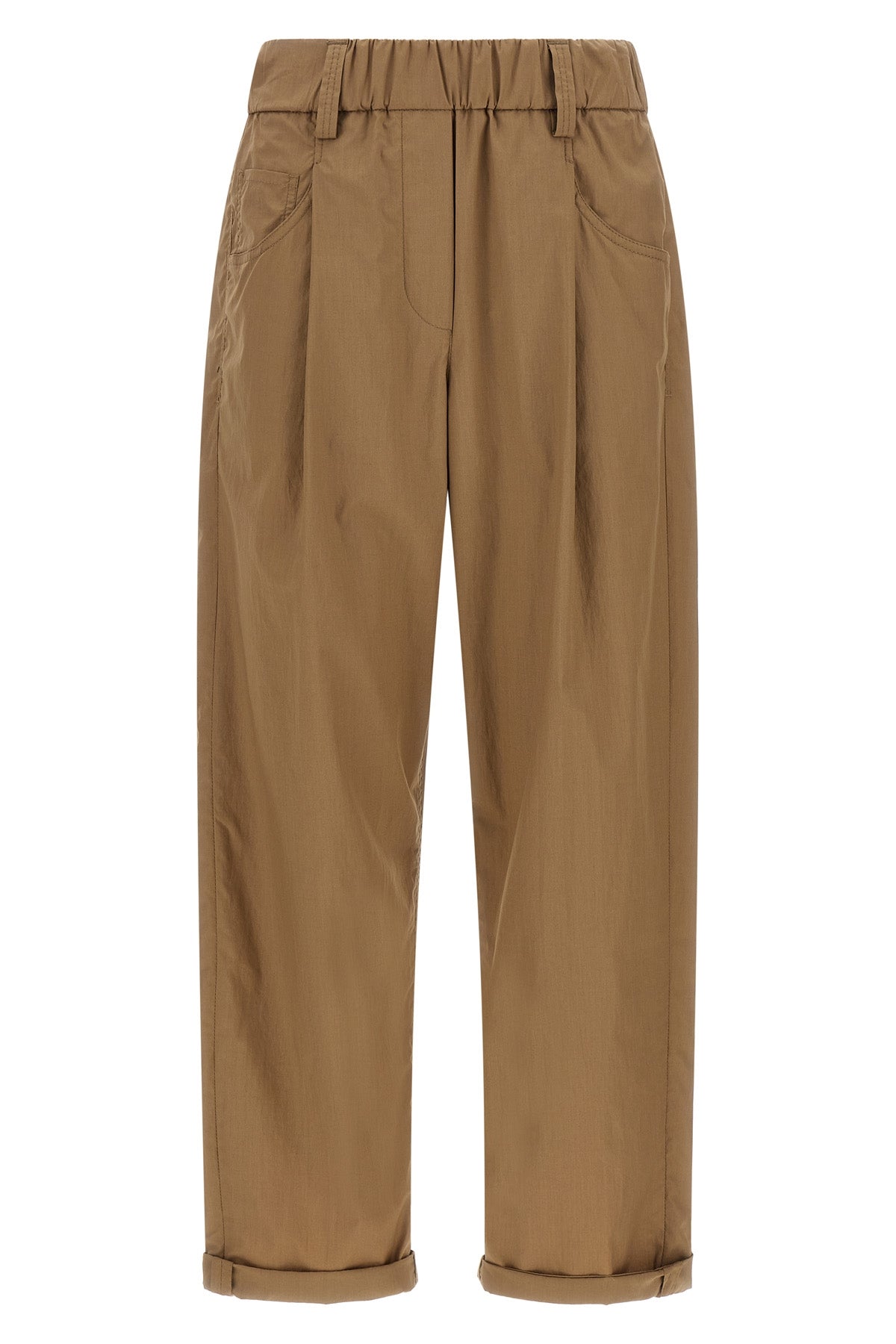 track pants in light cotton poplin