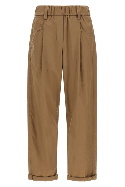 track pants in light cotton poplin
