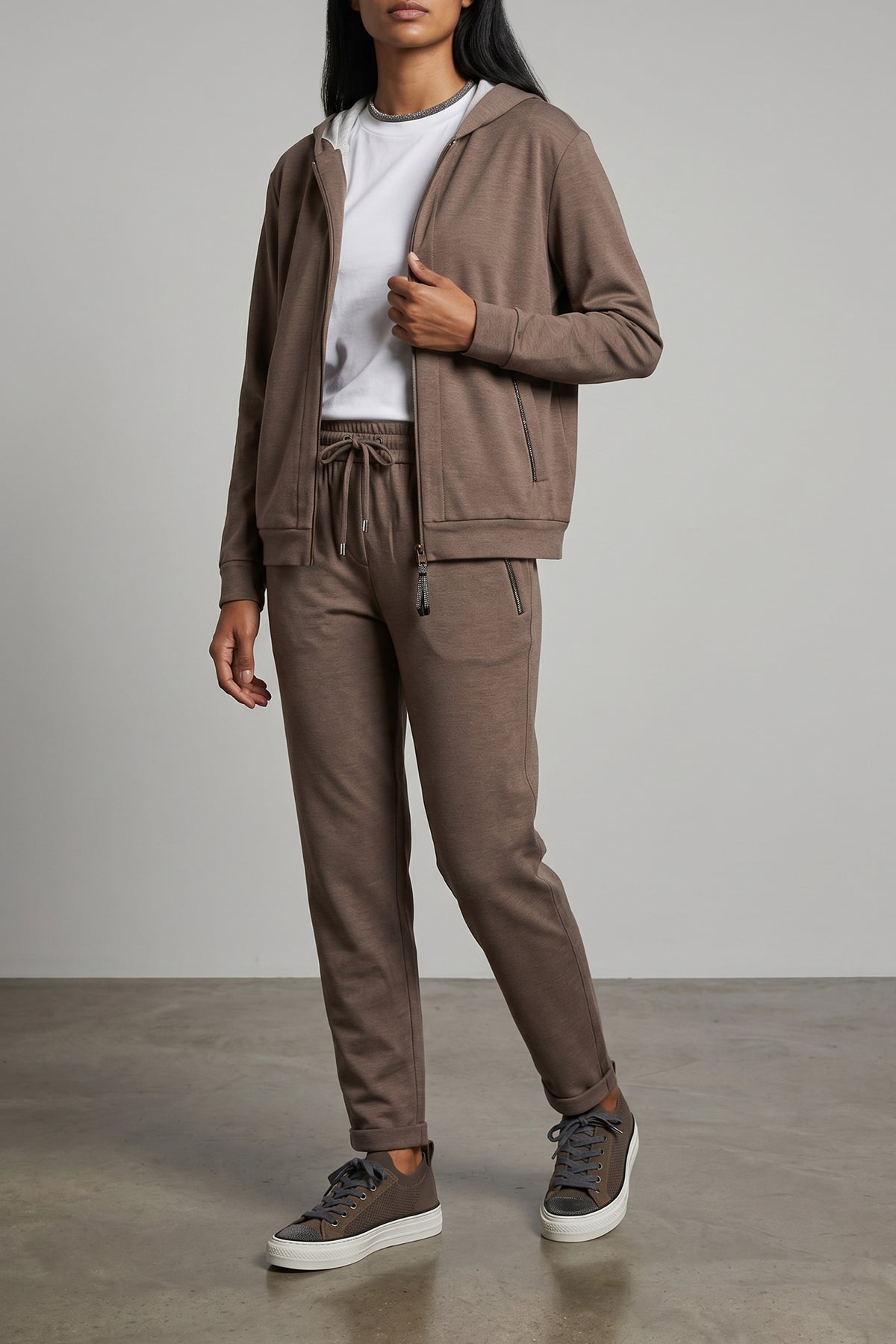 brunello cucinelli jersey cotton t-shirt
