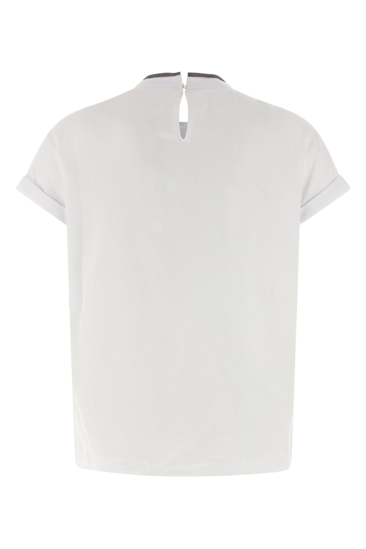 brunello cucinelli jersey cotton t-shirt