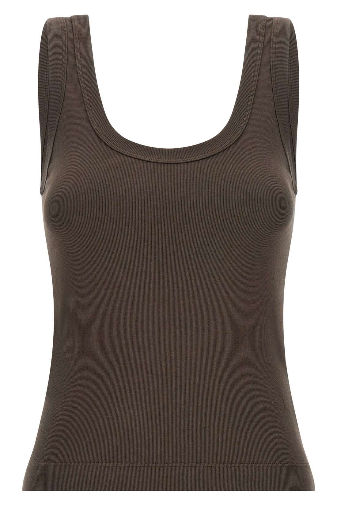 BRUNELLO CUCINELLI L stretch ribbed cotton top