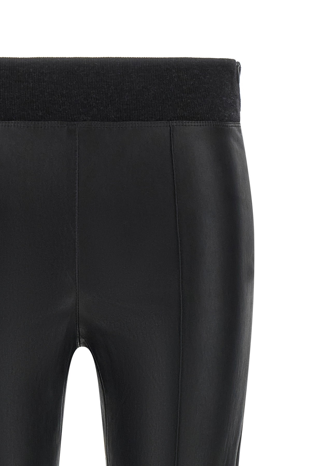 stretch nappa leather leggings