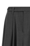 cool wool mélange midi skirt