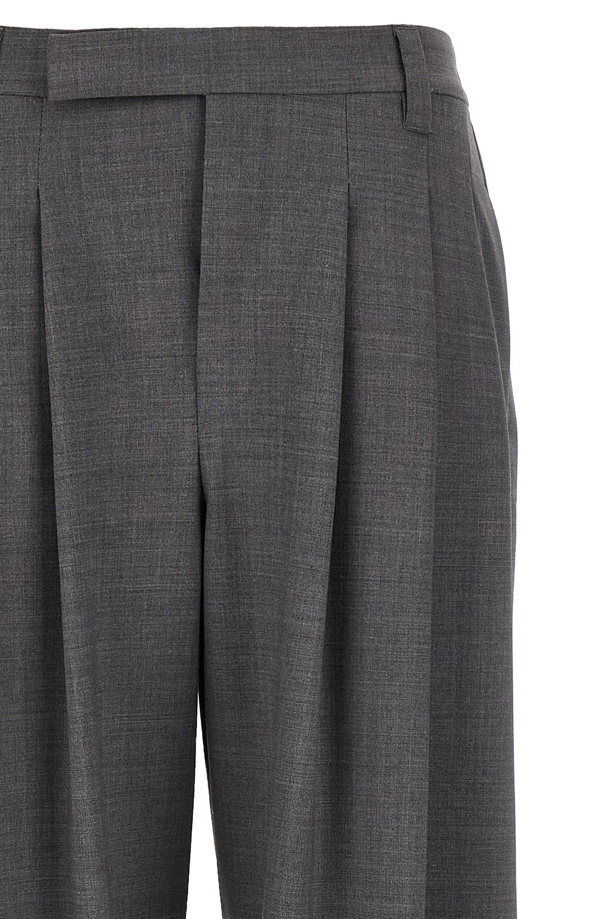tropical luxury wool sartorial baggy pants