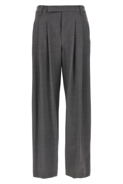 tropical luxury wool sartorial baggy pants