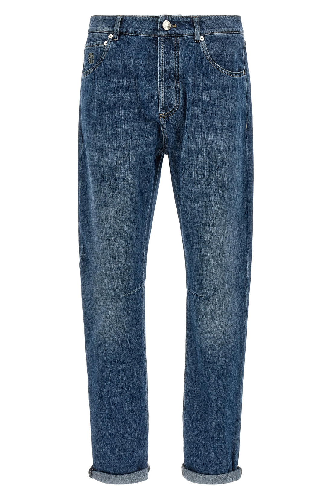 BRUNELLO CUCINELLI 48 brunello cucinelli denim trousers