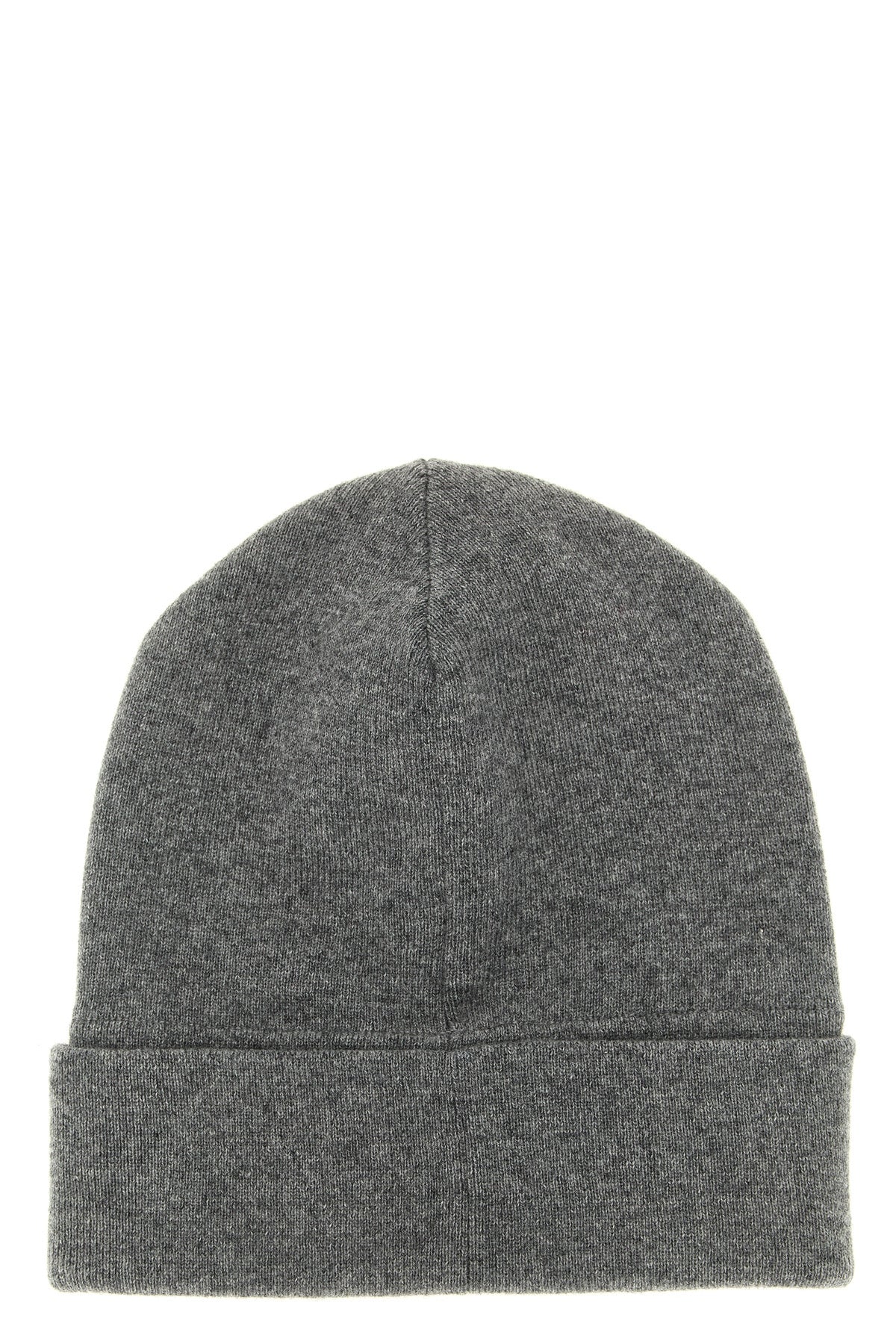 pure cashmere shaved knit beanie micro ribbed pattern