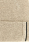 pure cashmere shaved knit beanie micro ribbed pattern