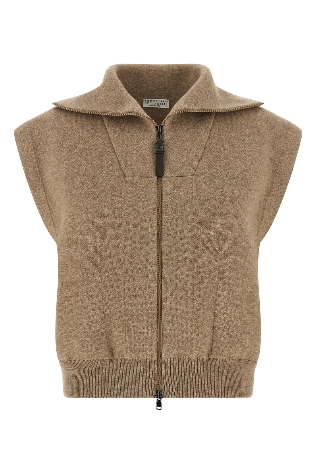 BRUNELLO CUCINELLI S heavy mélange cashmere vest