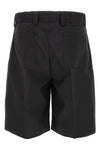classic dry italian tropical wool bermuda shorts