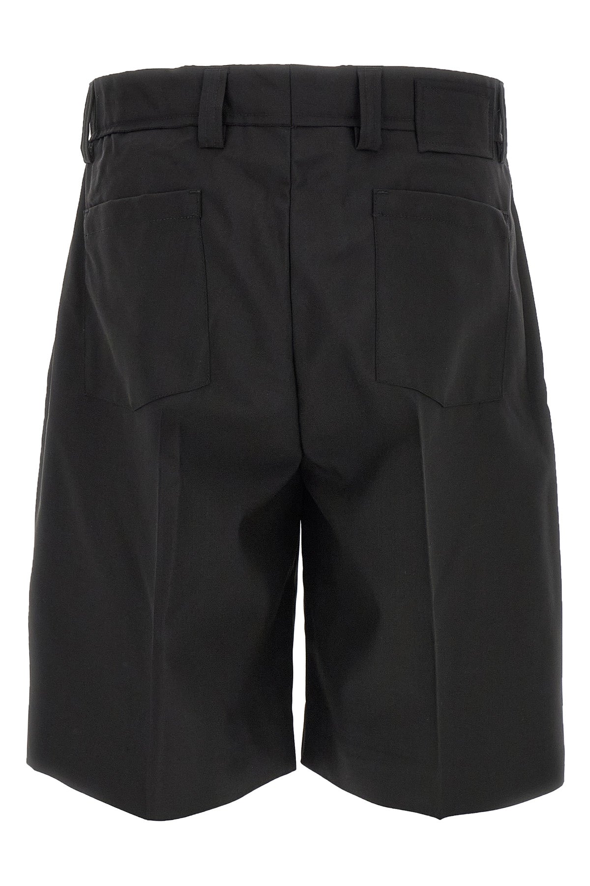 classic dry italian tropical wool bermuda shorts