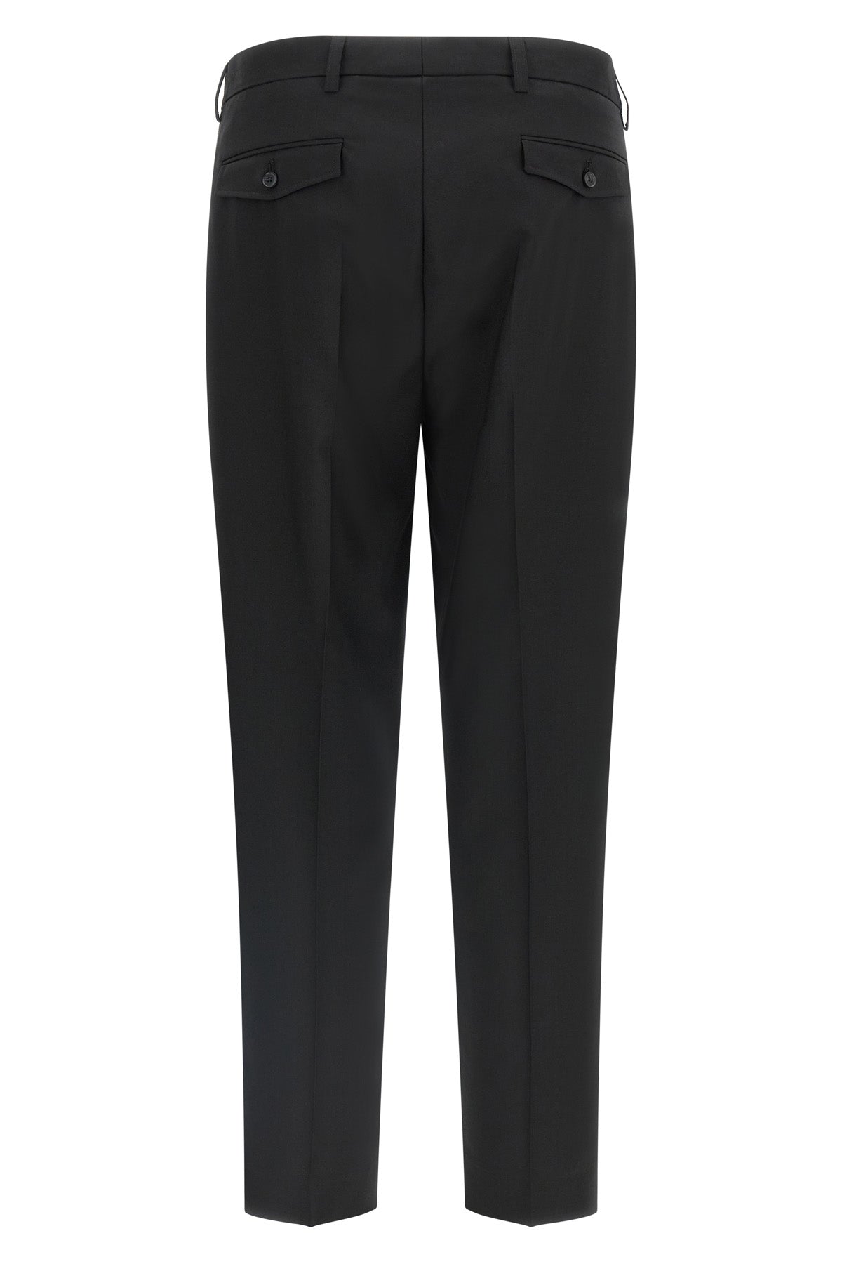 tailored trousers in italian tropical wool
