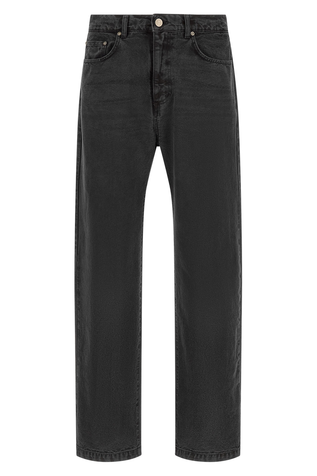 MFPEN M modified jeans in cotton denim cloth washed on the garment