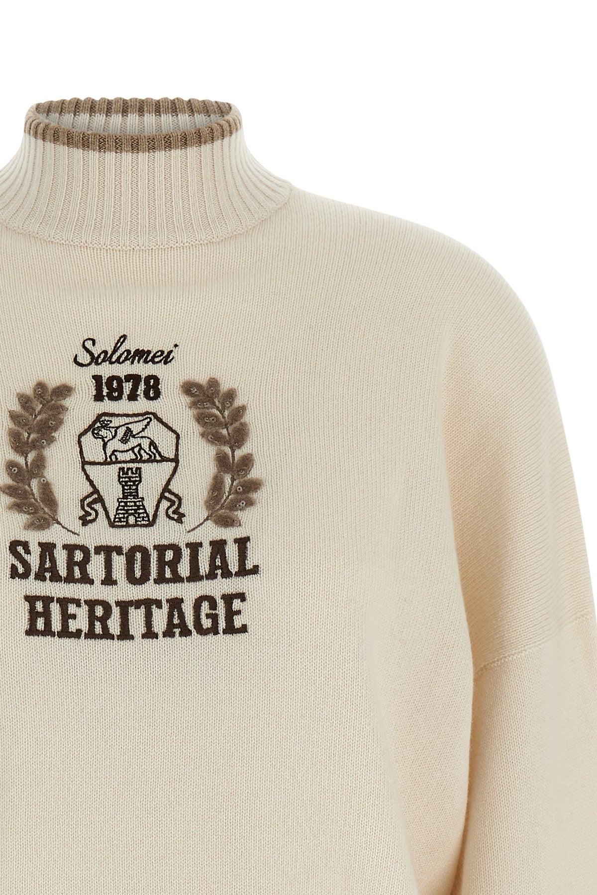 the brunello cucinelli turtleneck sweater reinterprets the codes of casual elega