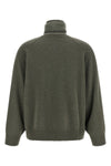 the brunello cucinelli high neck sweater in pure cashmere embodies the excellenc