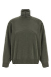 the brunello cucinelli high neck sweater in pure cashmere embodies the excellenc