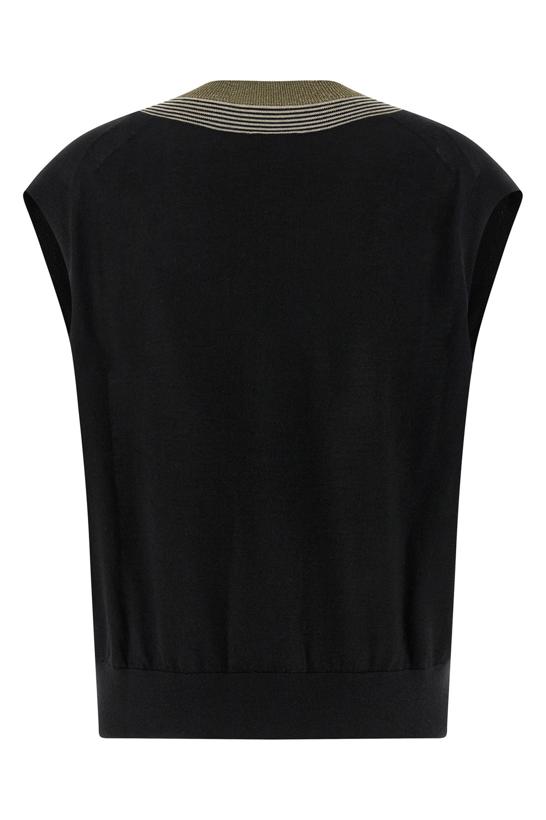 BRUNELLO CUCINELLI XS vest in light shaved cashmere and silk knit