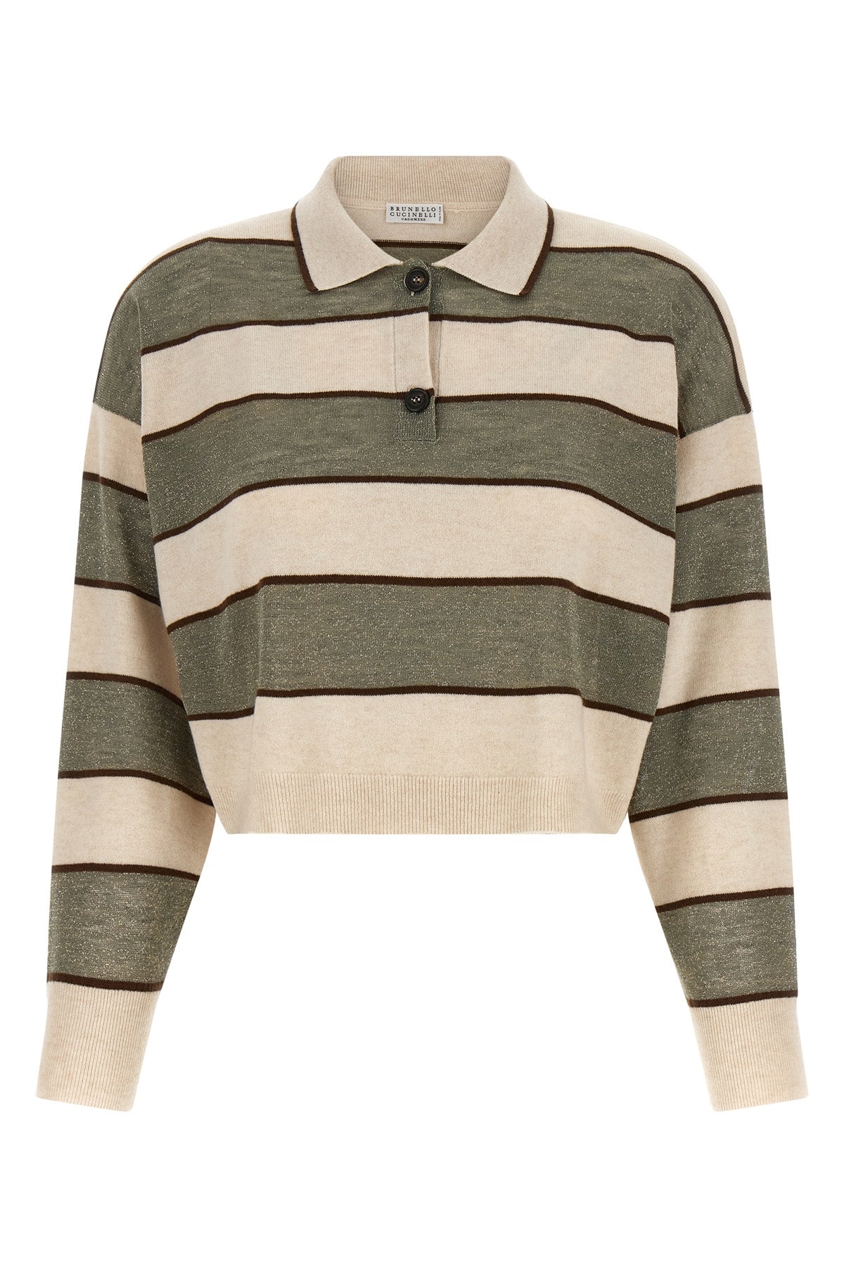 brunello cucinelli sparkling stripes polo shirt redefines casual elegance thro