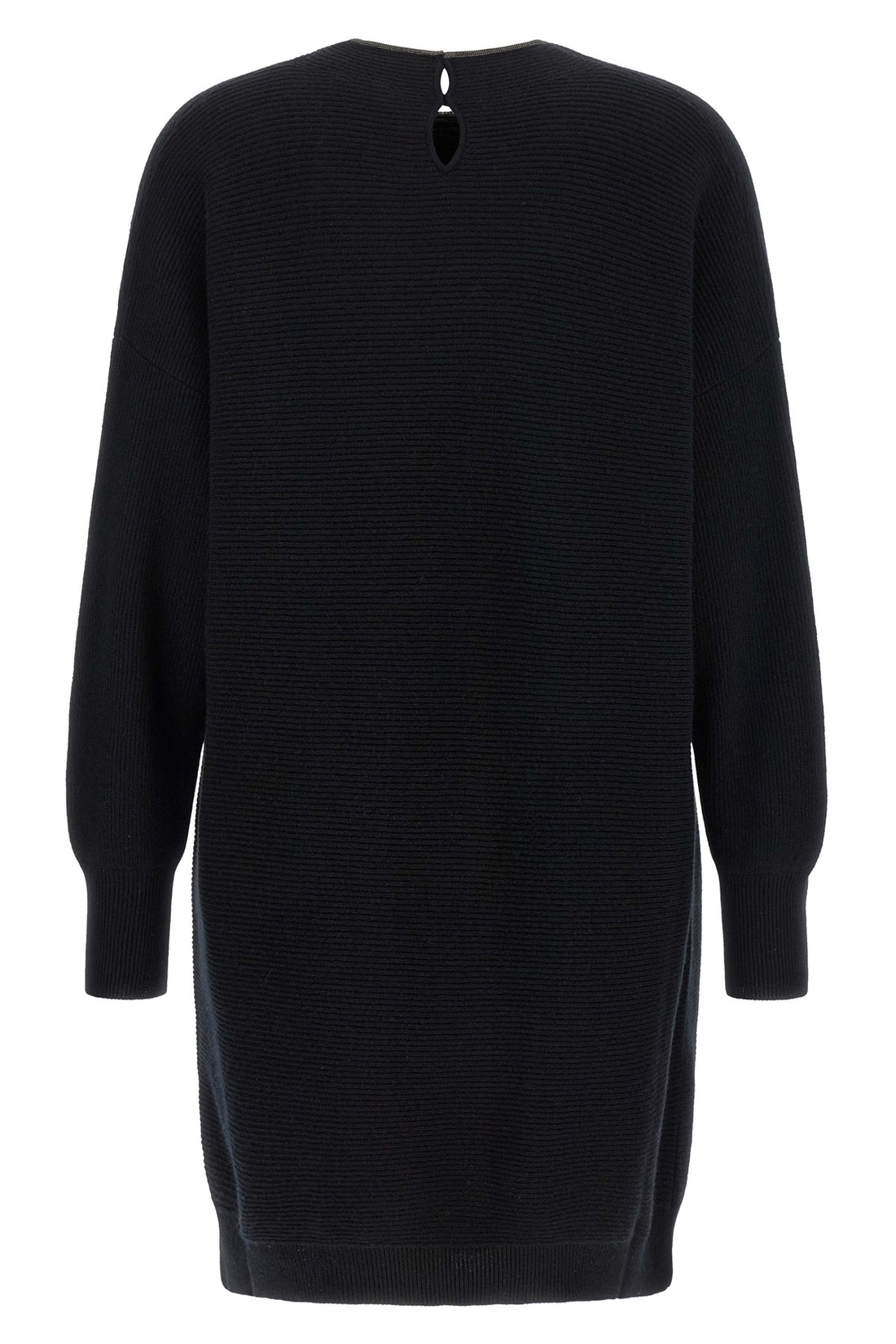 BRUNELLO CUCINELLI S the brunello cucinelli horizontal ribbed knit mini dress exemplifies superior it