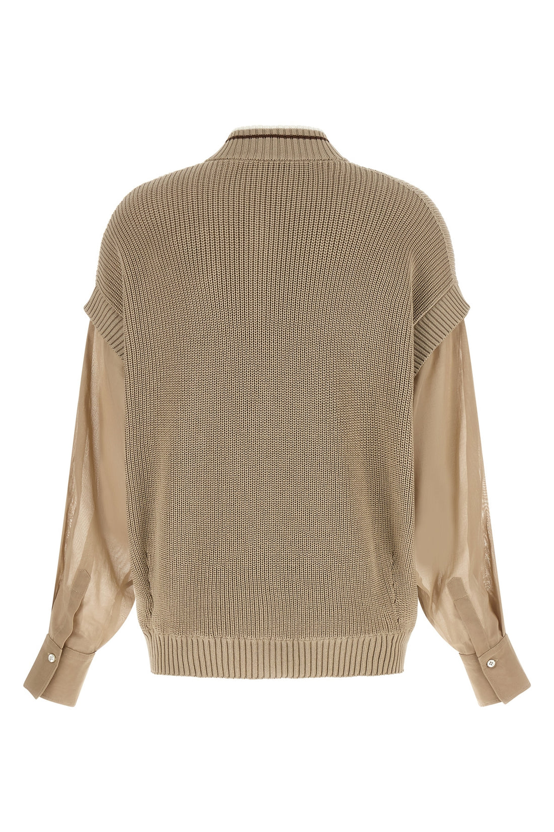 BRUNELLO CUCINELLI L the brunello cucinelli cardigan redefines the concept of contemporary layering t