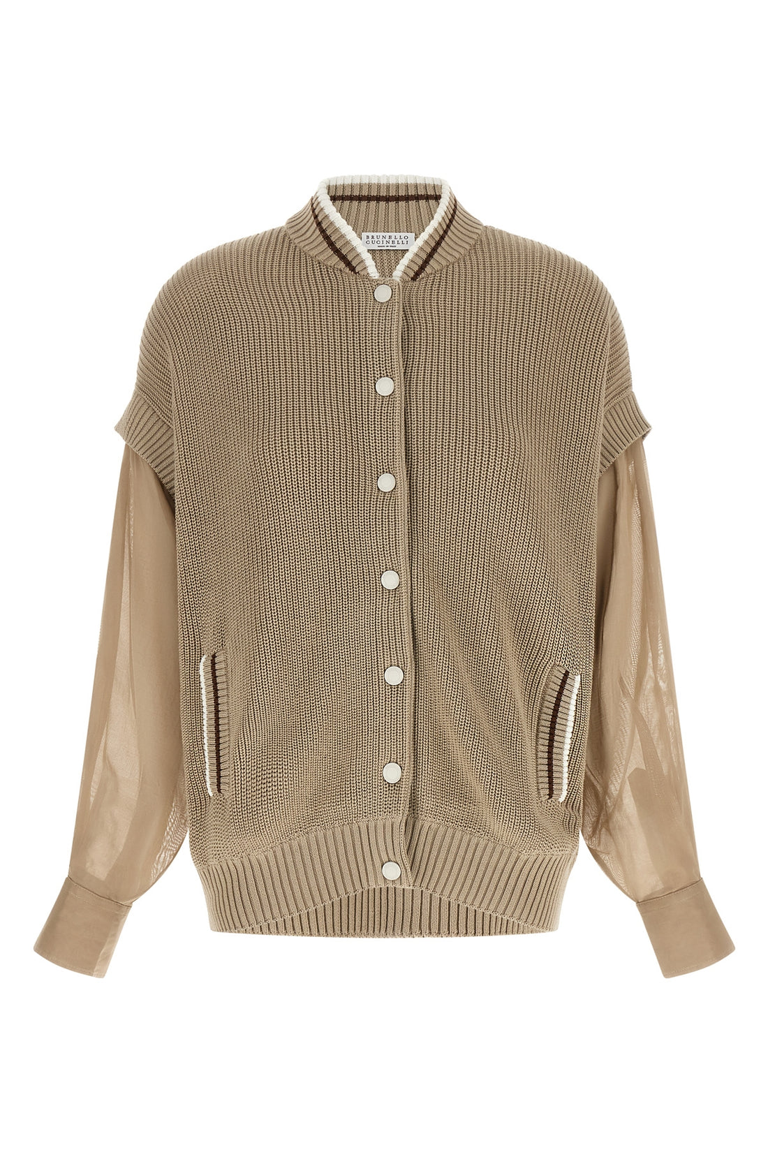 BRUNELLO CUCINELLI L the brunello cucinelli cardigan redefines the concept of contemporary layering t