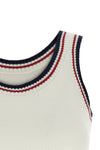 brunello cucinellis crop top - active cotton knit line is distinguished by a
