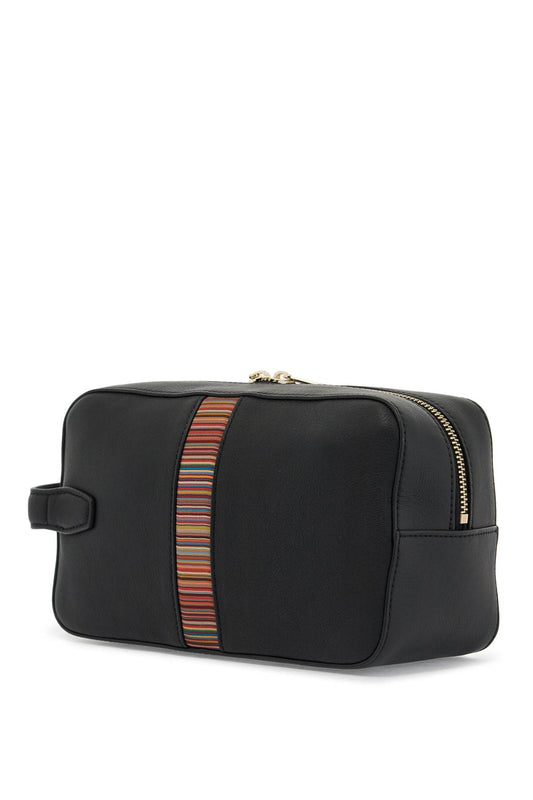 signature stripe beauty case for travel