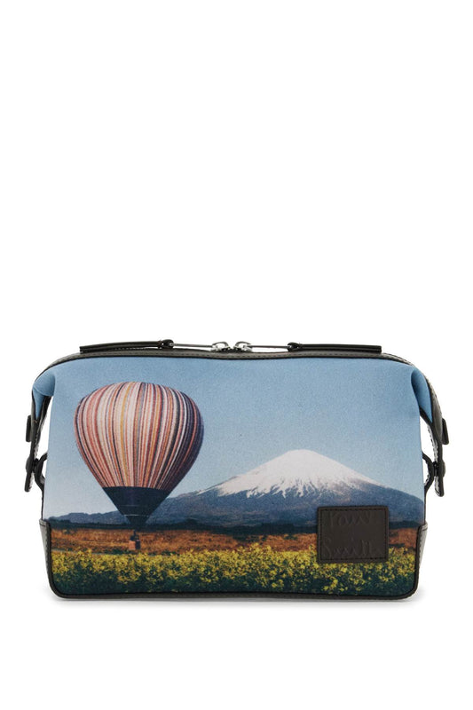 "mount fuji signature stripe balloon beauty case