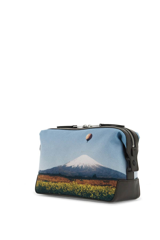 "mount fuji signature stripe balloon beauty case