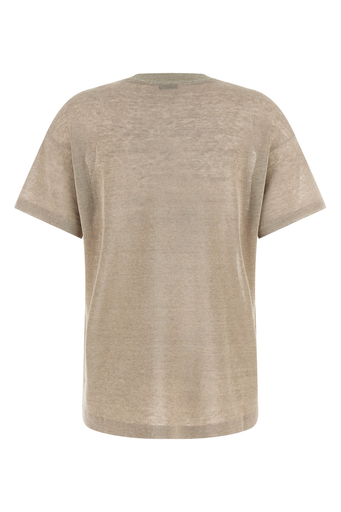 BRUNELLO CUCINELLI L semi-transparent light linen blend sweater
