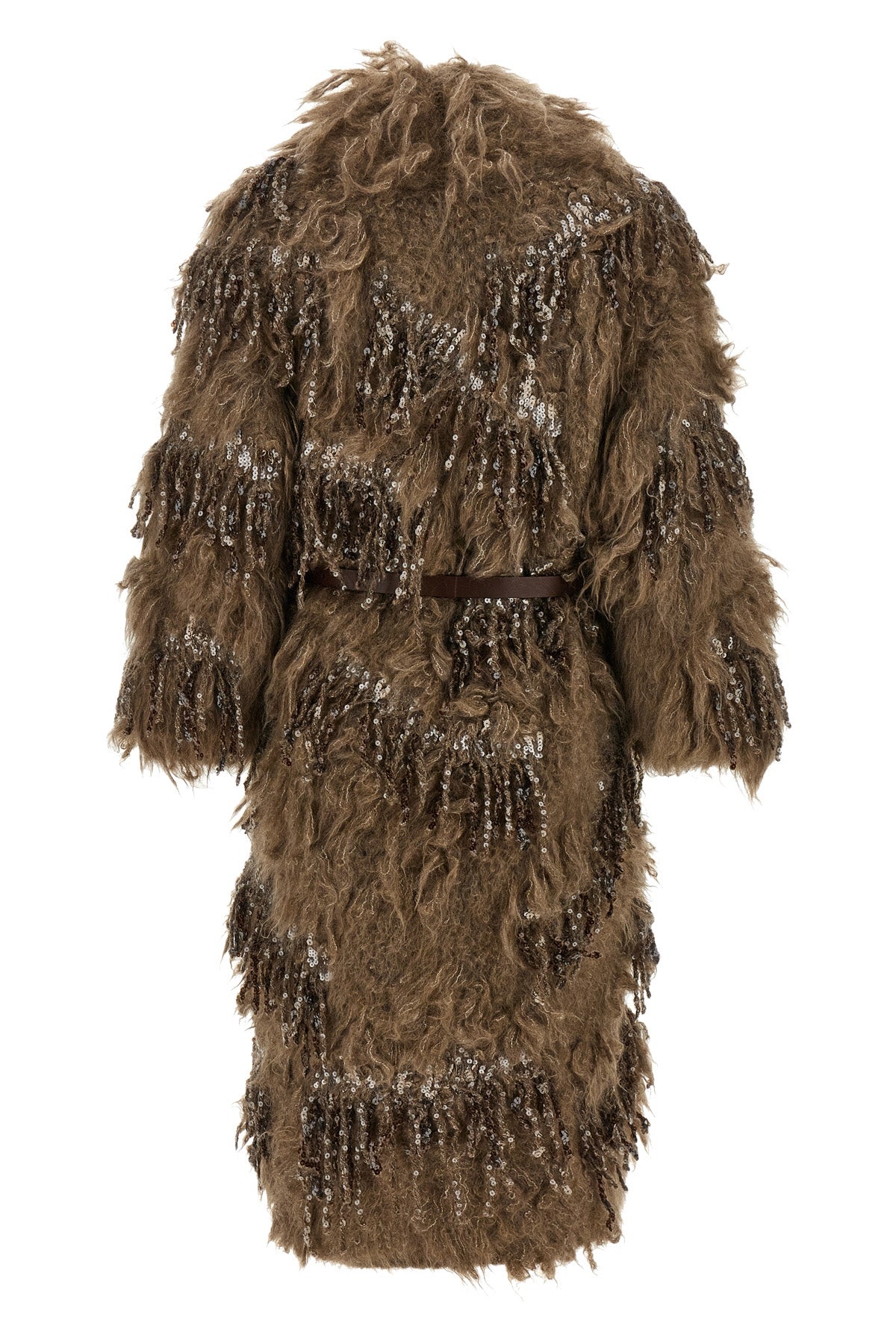the brunello cucinelli dazzling moss embroidery long cardigan redefines the vo