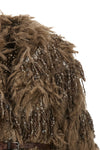the brunello cucinelli dazzling moss embroidery long cardigan redefines the vo
